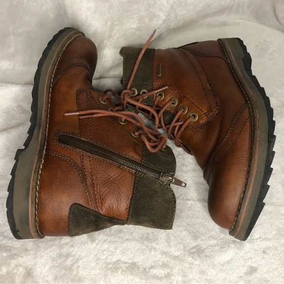 Geox Brown Leather Shoovy Urban Ankle Boot Amphibiox Size 40 (7) - Picture 4 of 11